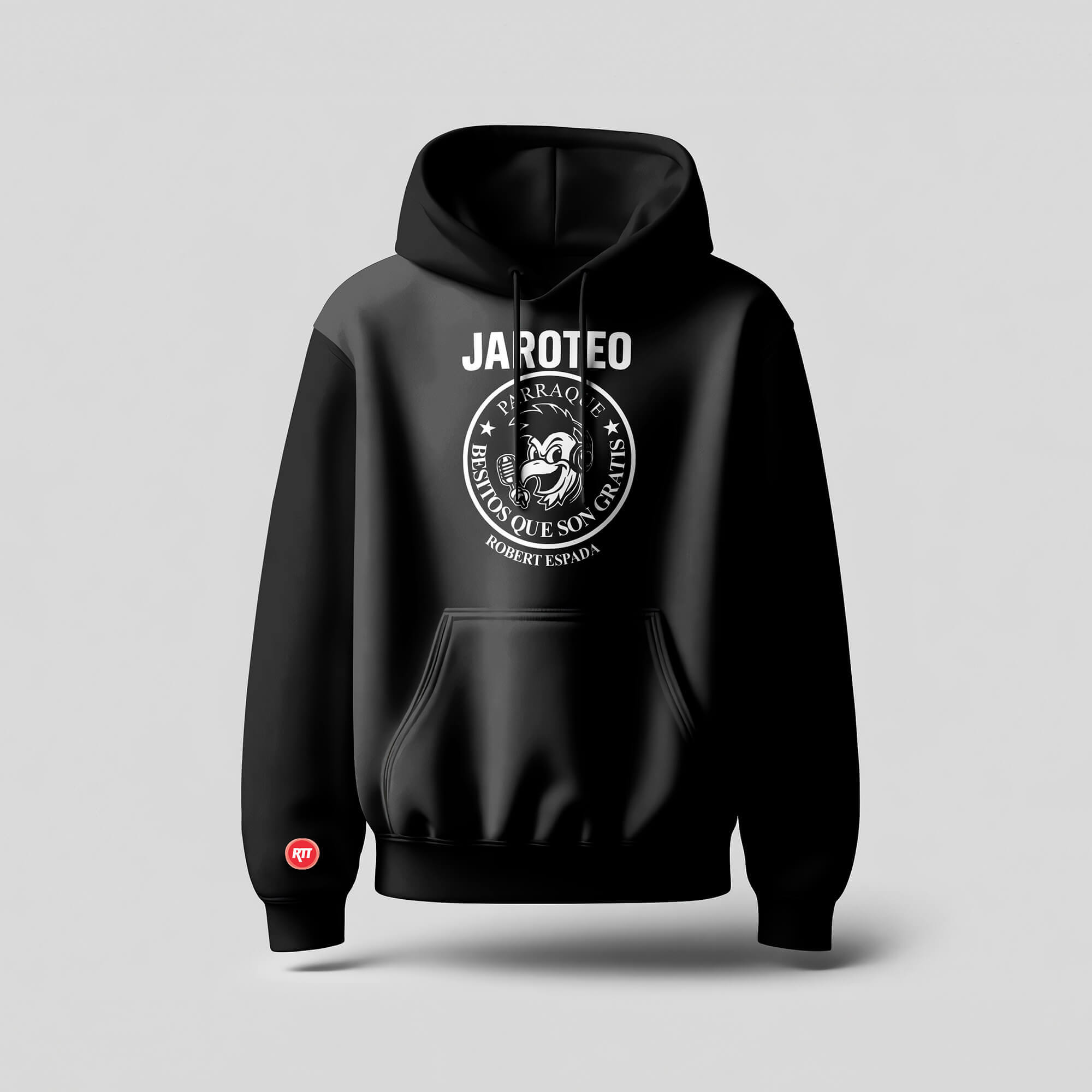 JAROTEO PARRAQUE - FRONTAL SUPERIOR - SUDADERA NEGRO