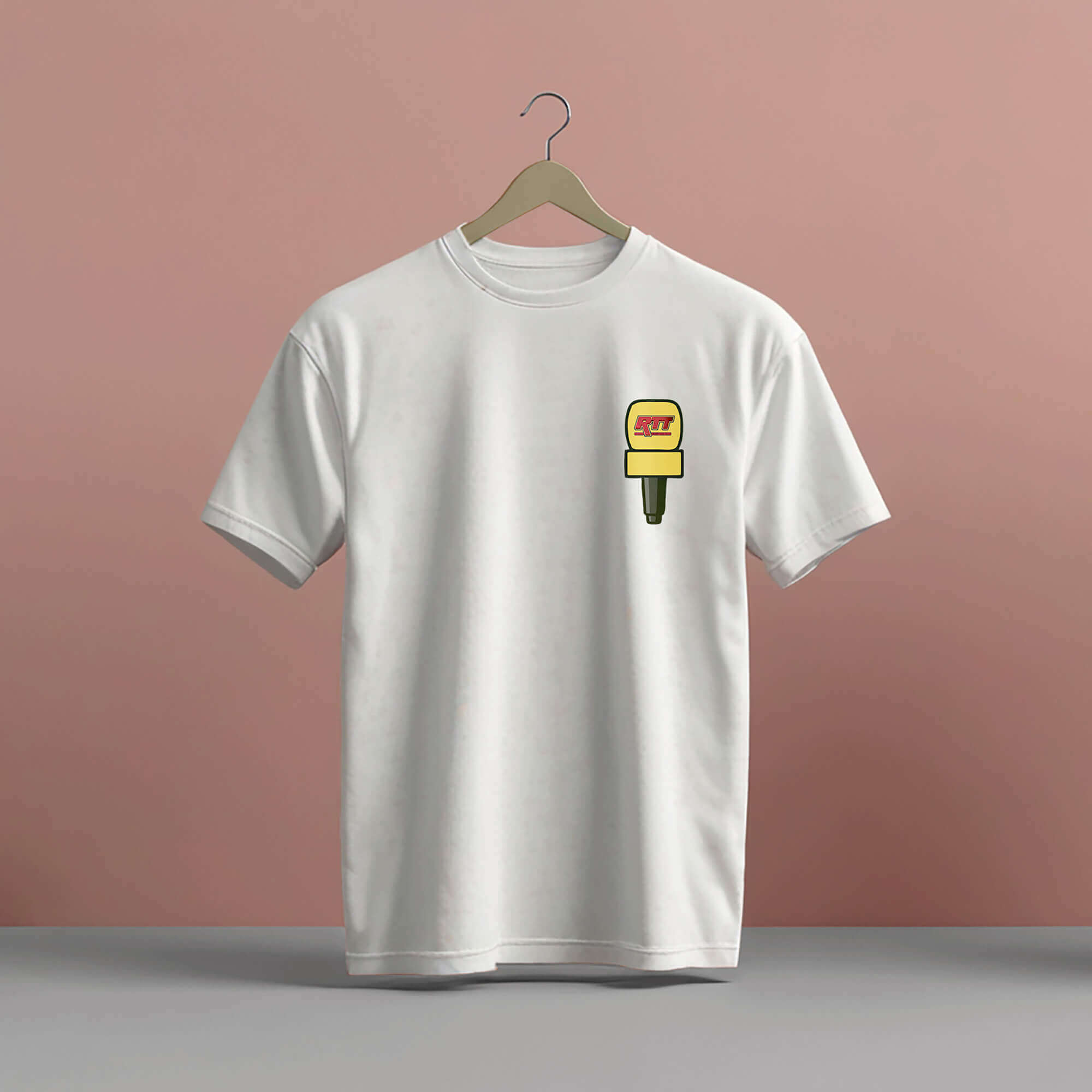 RTT MICROFONO - CORAZON PEQUEÑO - MANGA CORTA BLANCA - copia