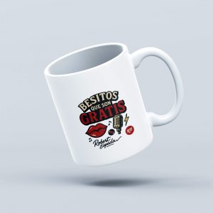 taza besitos que son gratis del programa de Robert Espada